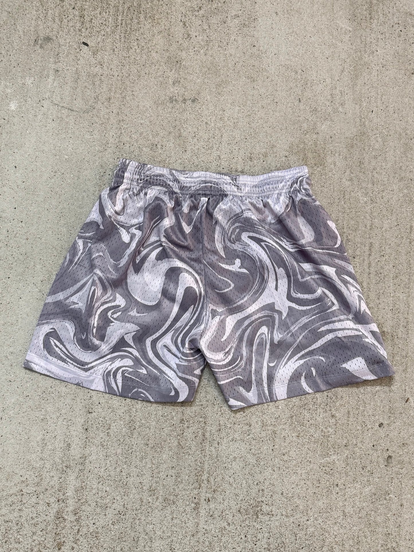 Light Gray Car Wash Shorts