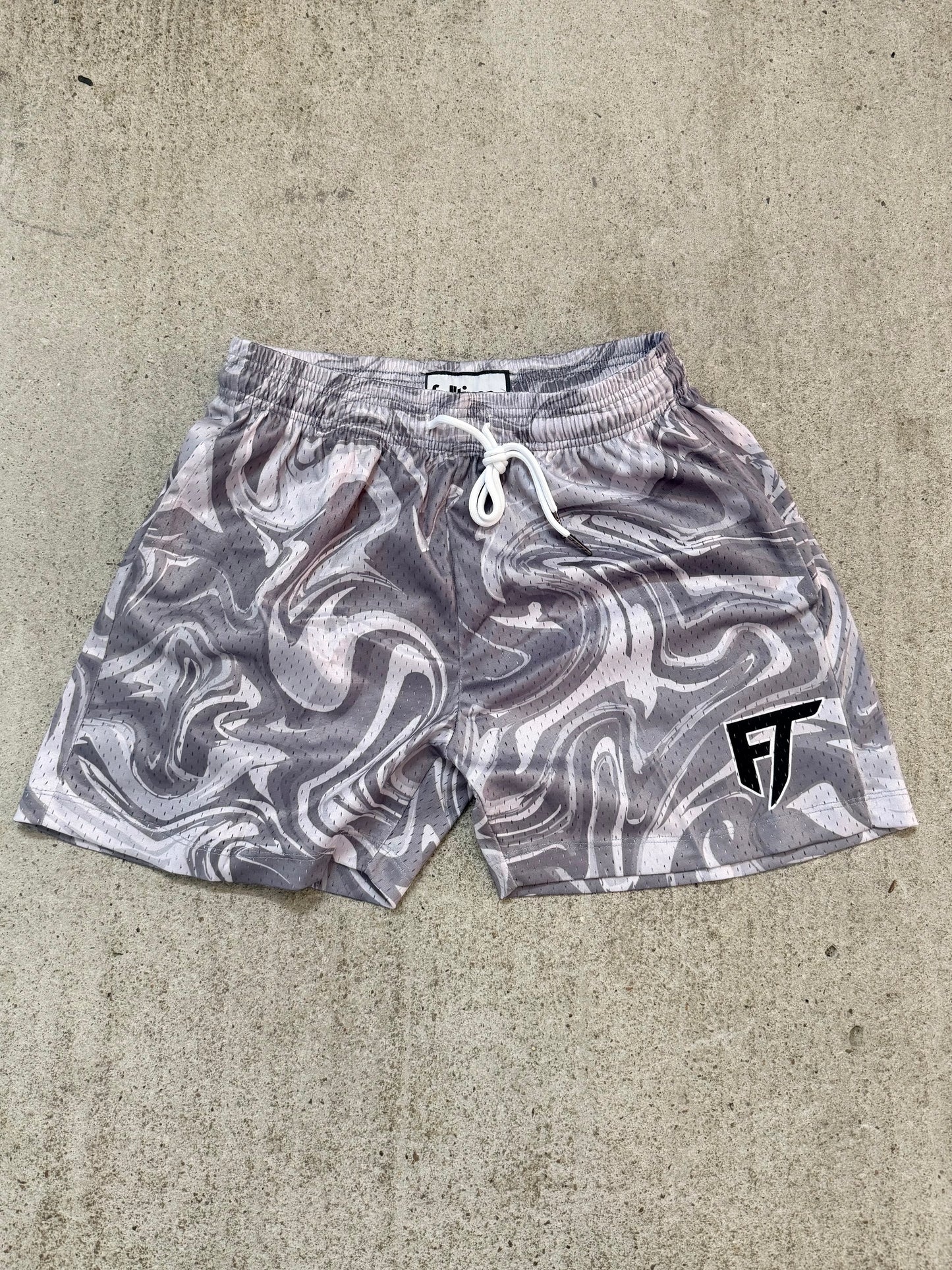 Light Gray Car Wash Shorts